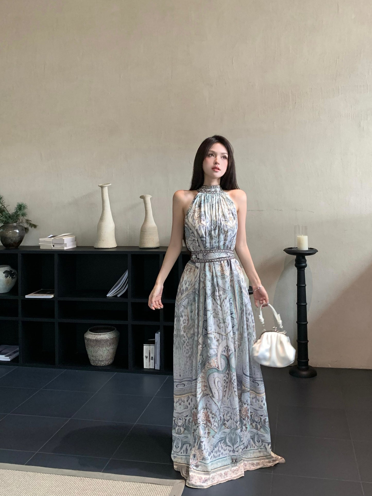 【dress】ホルターネックデートワンピースG22516