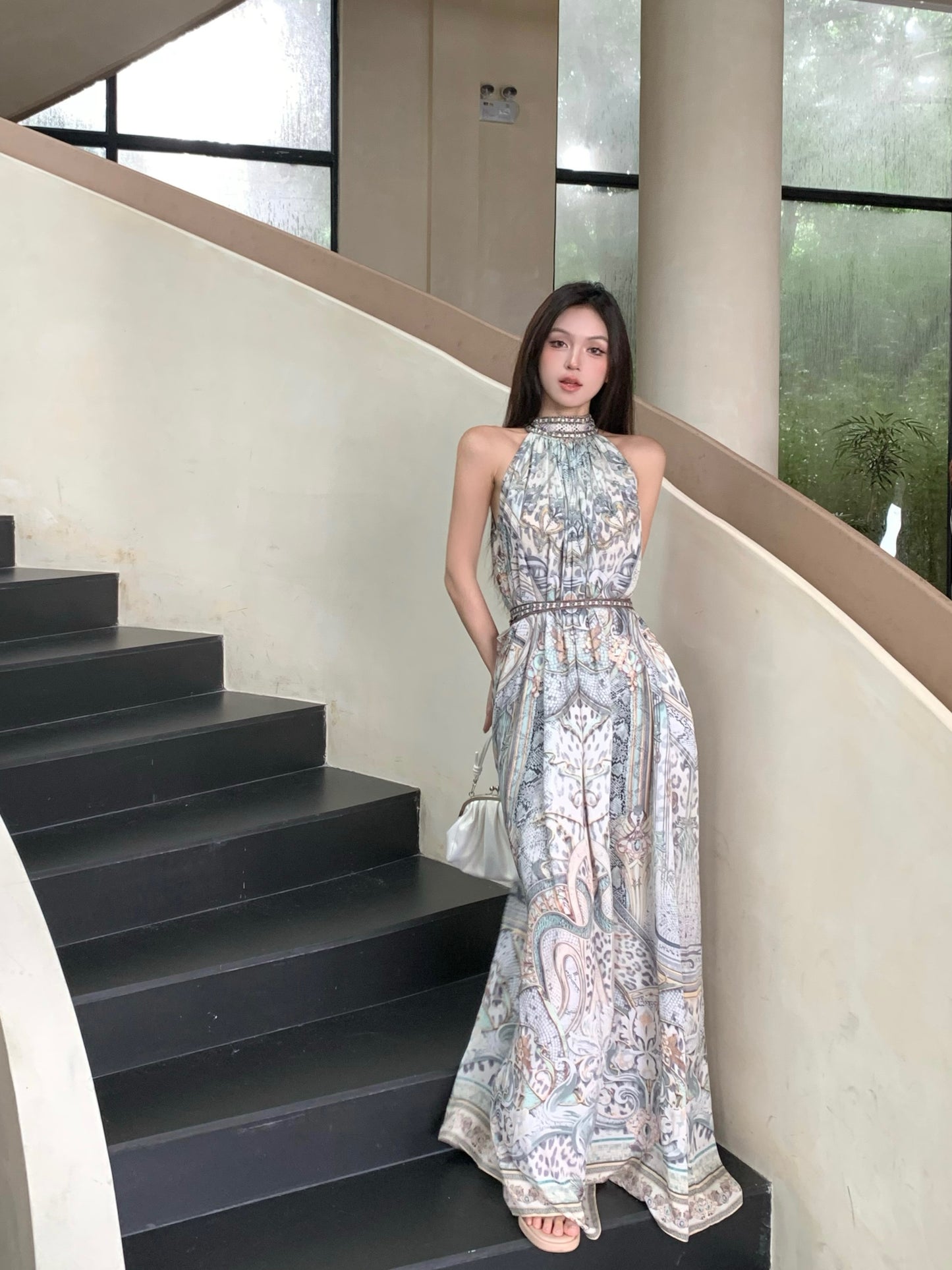 【dress】ホルターネックデートワンピースG22516