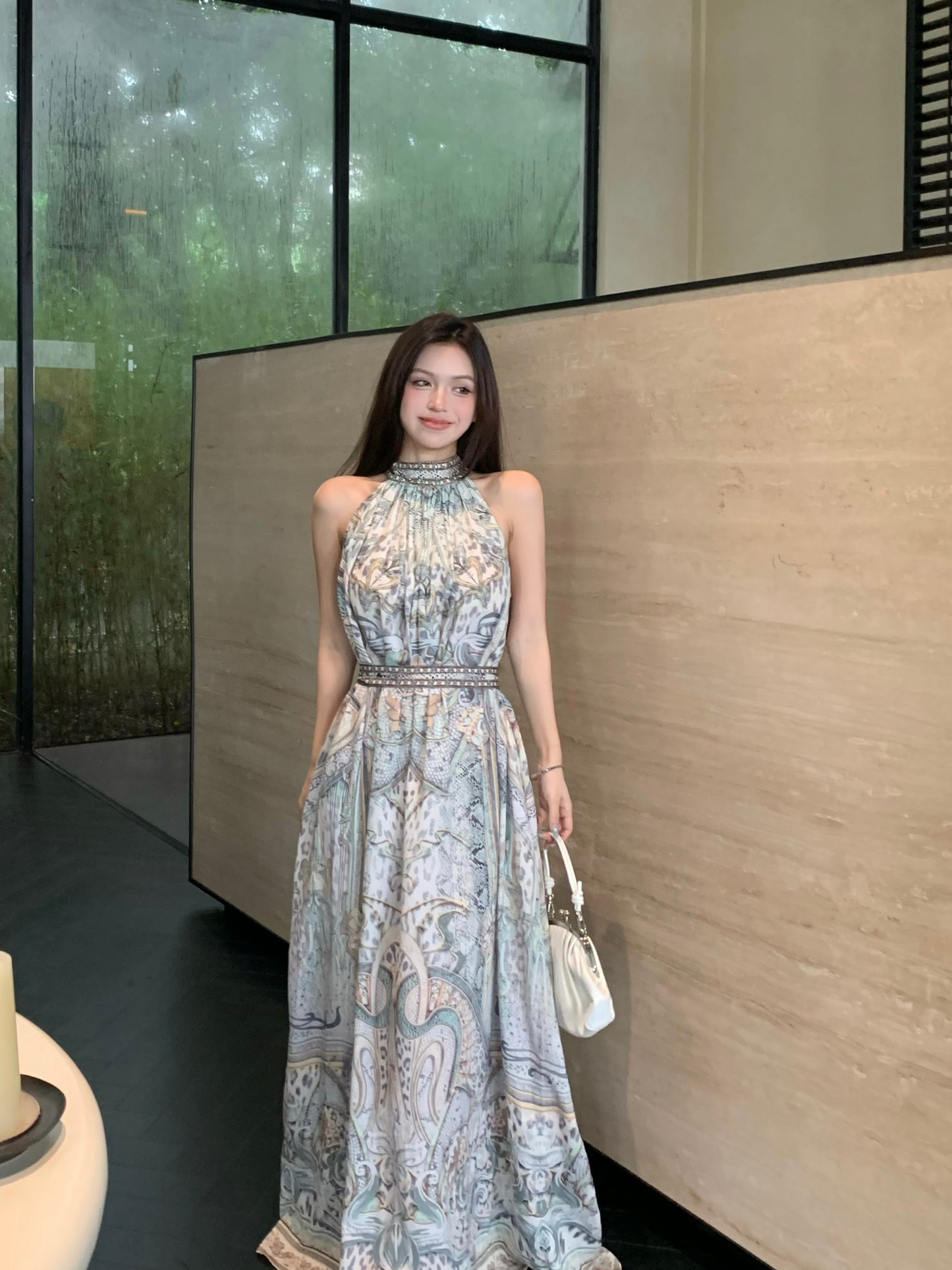 【dress】ホルターネックデートワンピースG22516