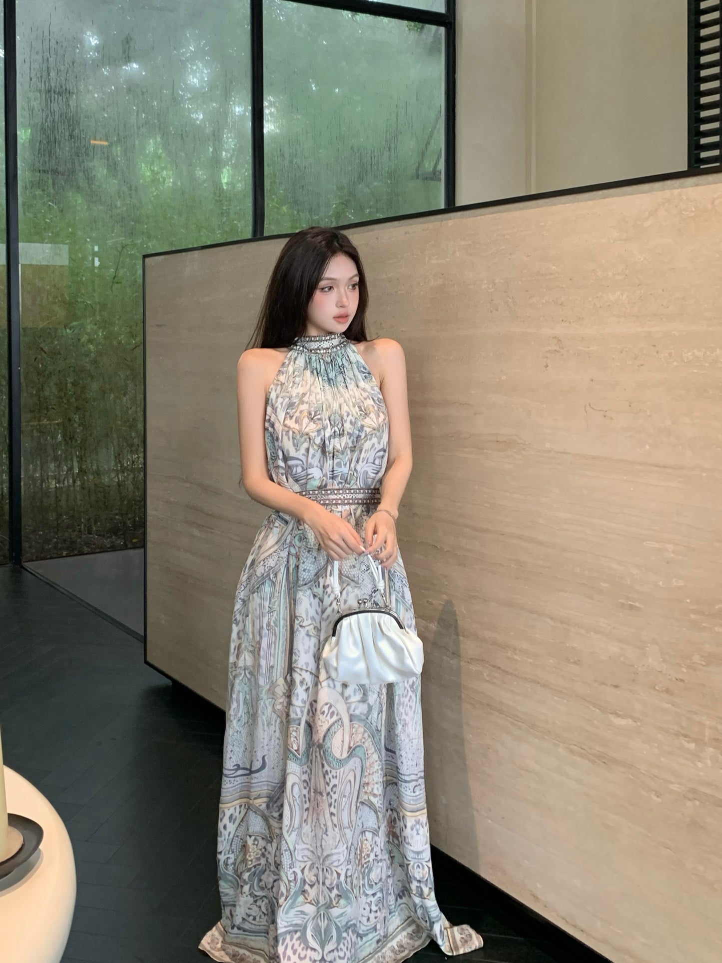 【dress】ホルターネックデートワンピースG22516