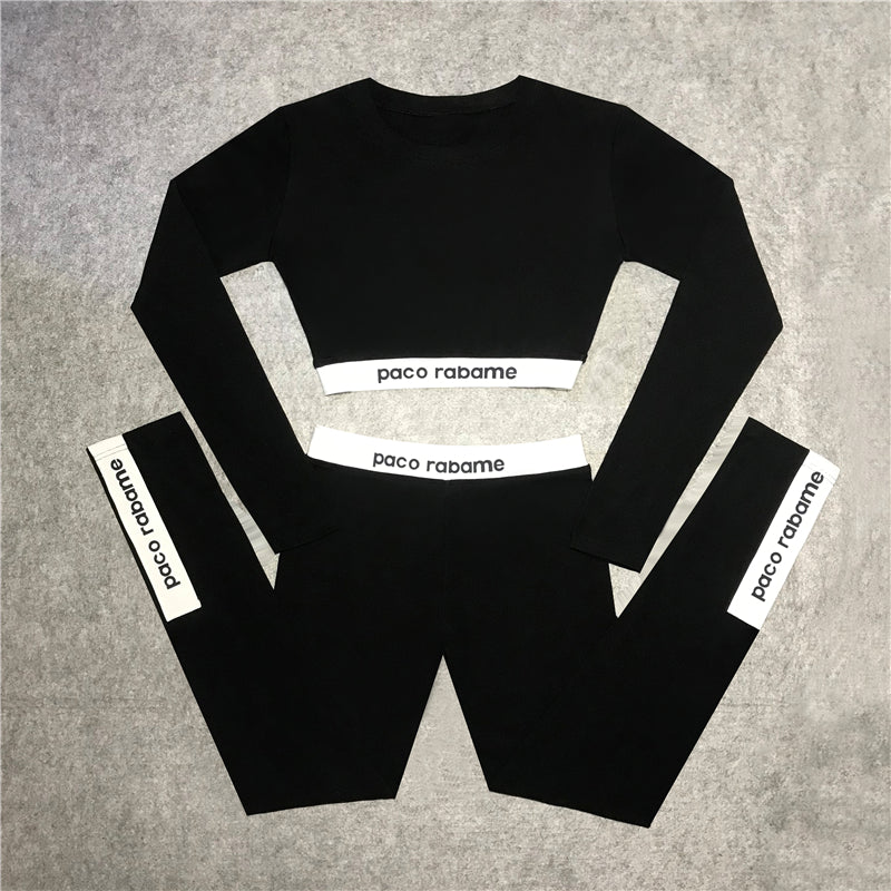 【set】長袖トップス+パンツ2点セットG22542