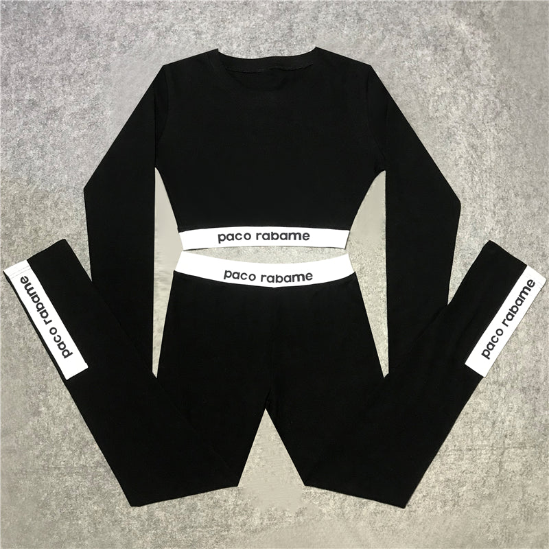 【set】長袖トップス+パンツ2点セットG22542