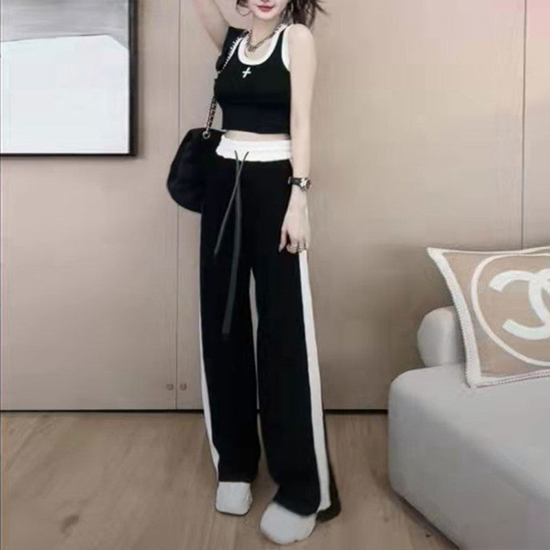 【set】キャミソール+ガウチョパンツ2点セットG22555