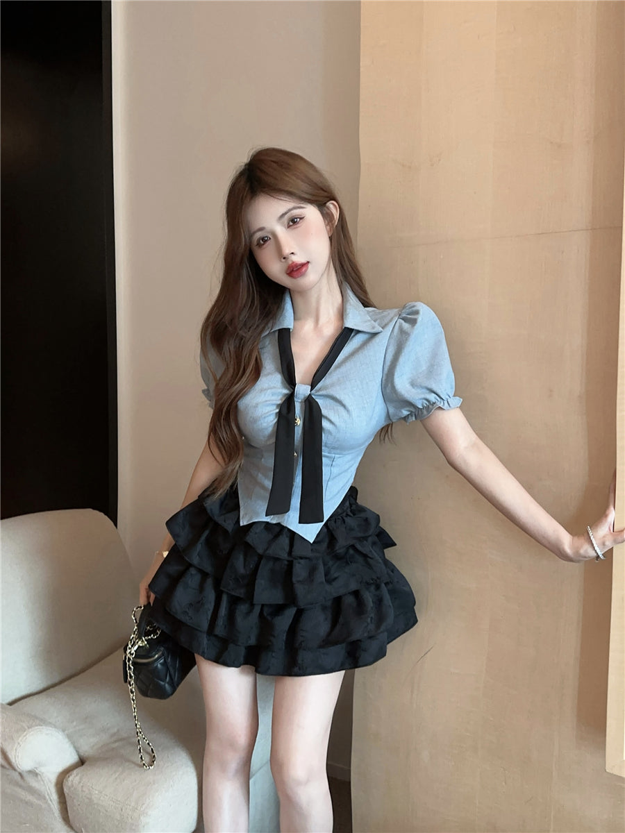 【tops】ファッションブラウスG22562