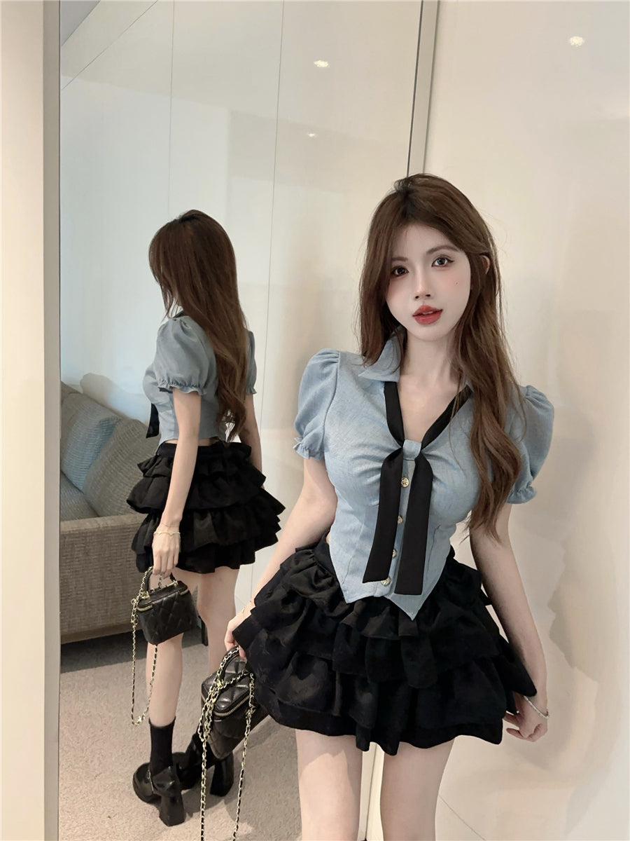 【tops】ファッションブラウスG22562