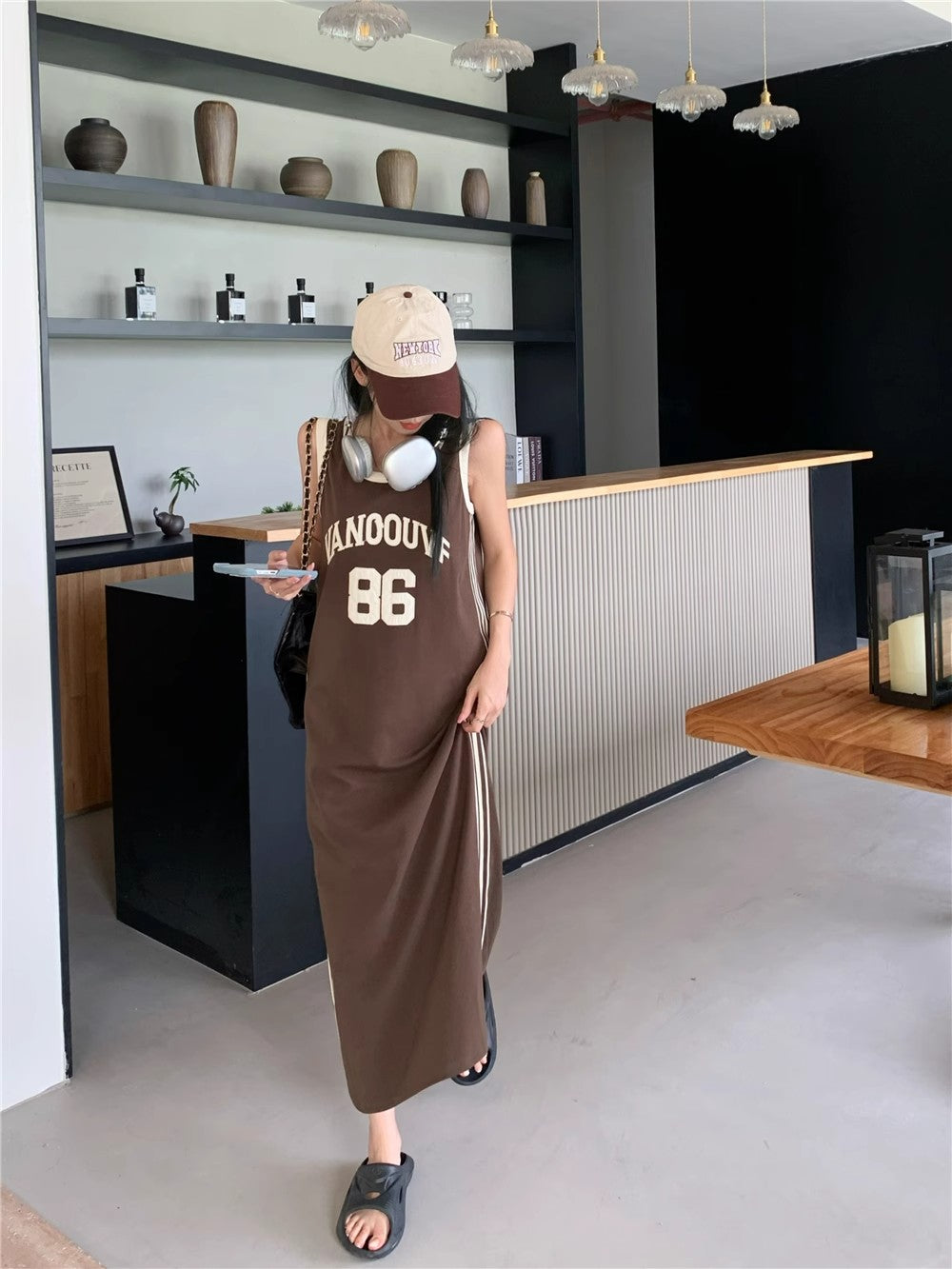 【dress】ノースリーブデートキャミワンピースG22567