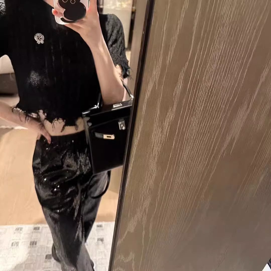 【tops】デザインニットトップスG22571
