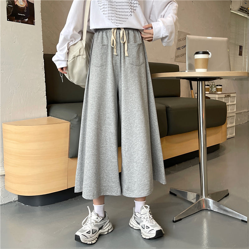 【bottoms】薄手ガウチョパンツG22577