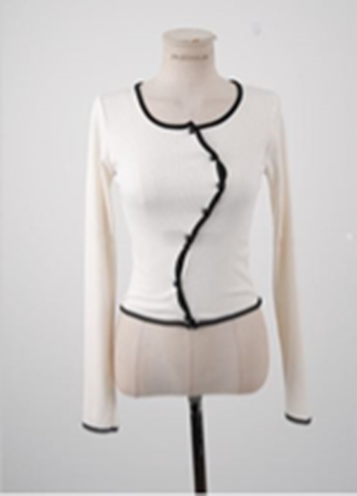 【tops】イレギュラー長袖TシャツG22587
