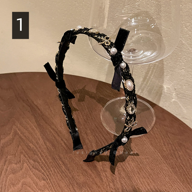 【小物】パールカチューシャヘアアクセサリーG22631