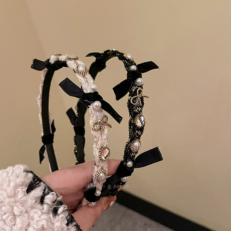 【小物】パールカチューシャヘアアクセサリーG22631