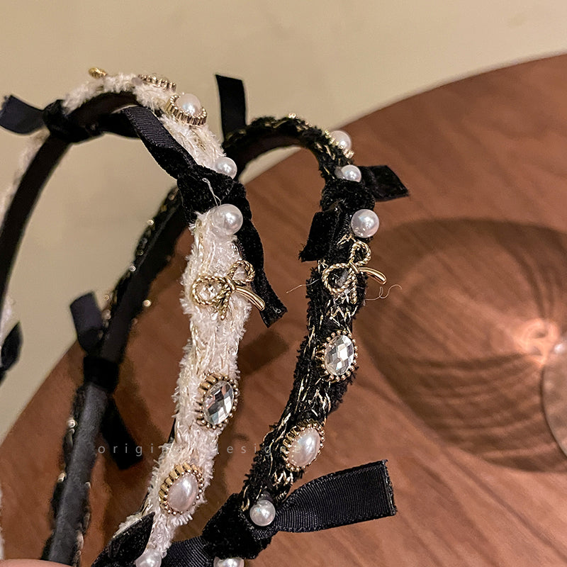 【小物】パールカチューシャヘアアクセサリーG22631