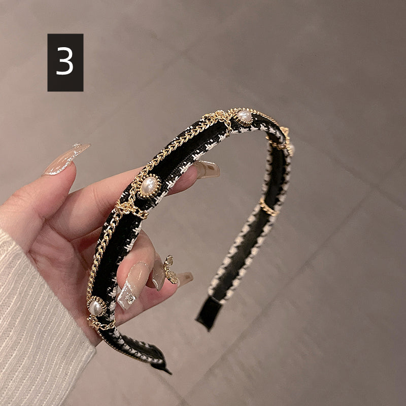 【小物】パールカチューシャヘアアクセサリーG22631