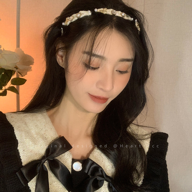 【小物】パールカチューシャヘアアクセサリーG22631