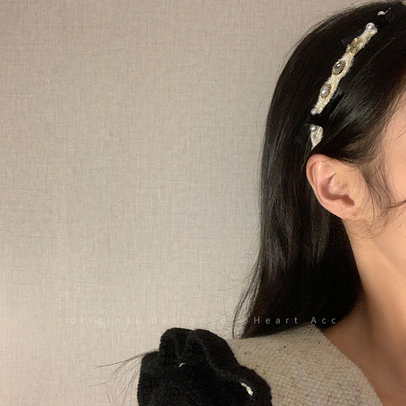 【小物】パールカチューシャヘアアクセサリーG22631