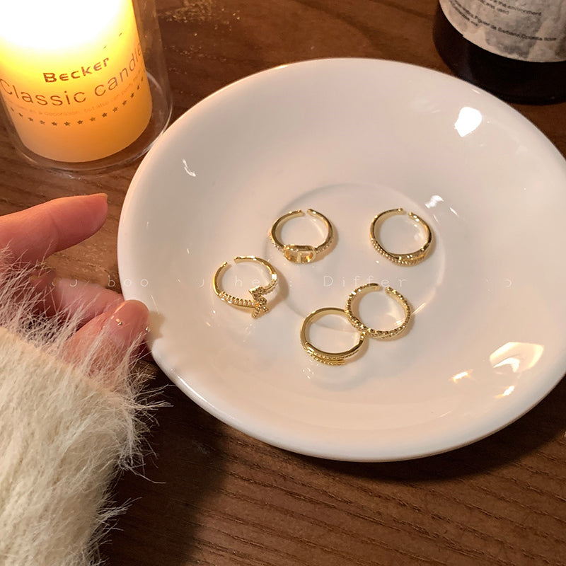 【小物】5色指輪アクセサリーG22636