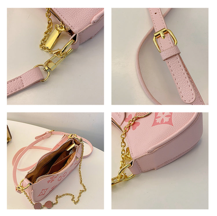 【小物】3色ジッパーメッセンジャーバッグG22740