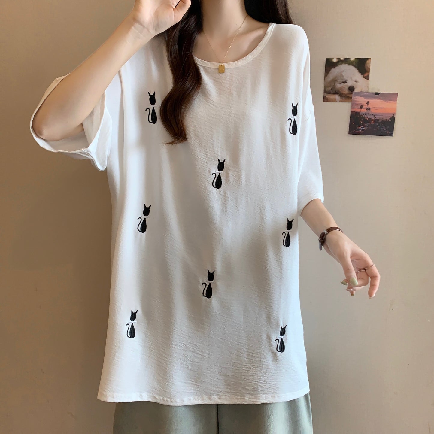 【tops】2色TシャツG22774