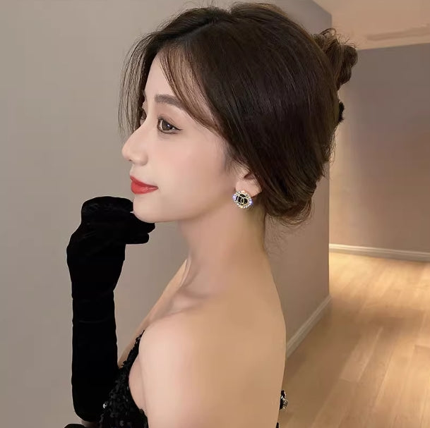 【小物】英字柄ピアスアクセサリーG22796