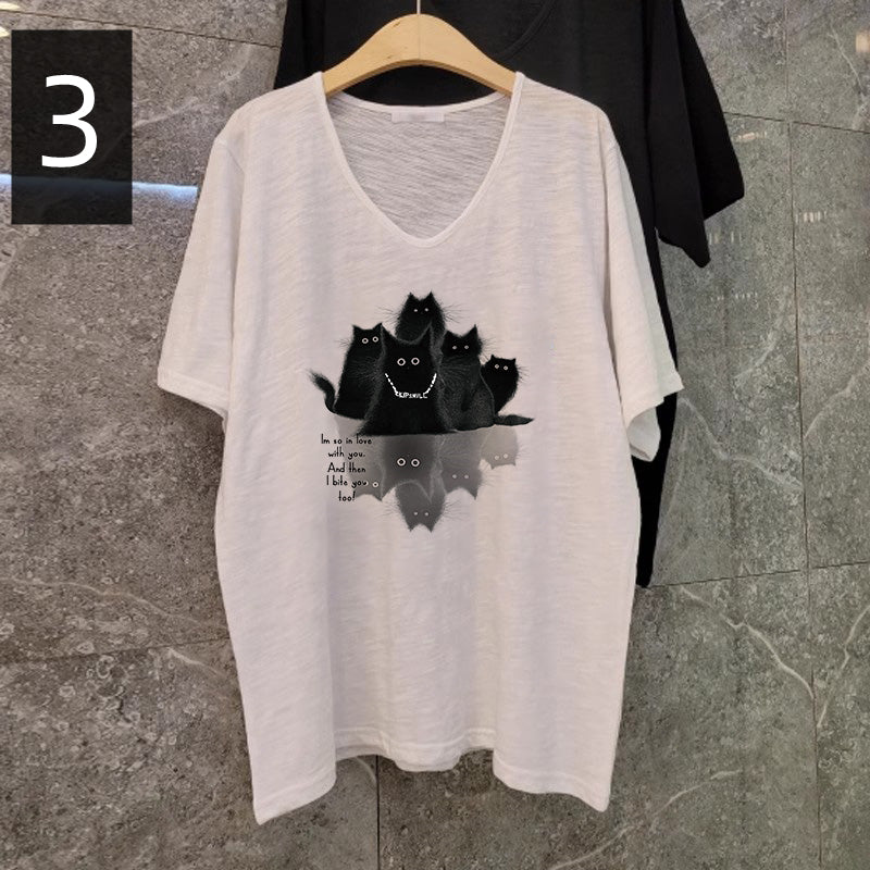 【tops】6色VネックTシャツG22805