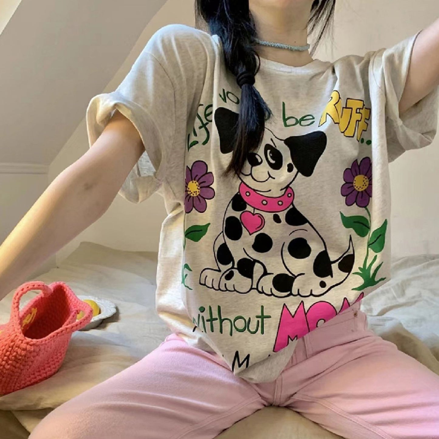 【tops】ラウンドネックTシャツG22814
