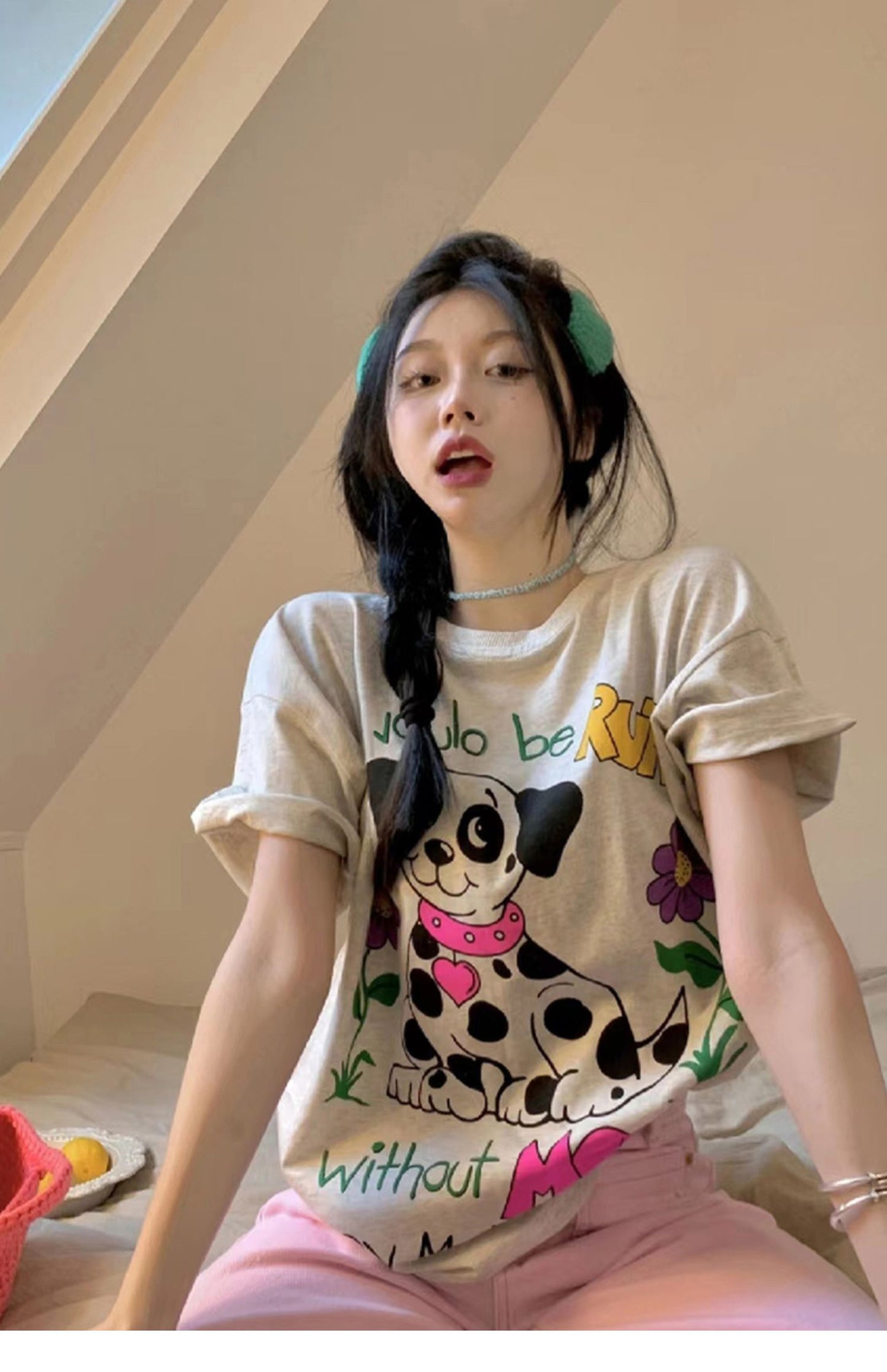 【tops】ラウンドネックTシャツG22814