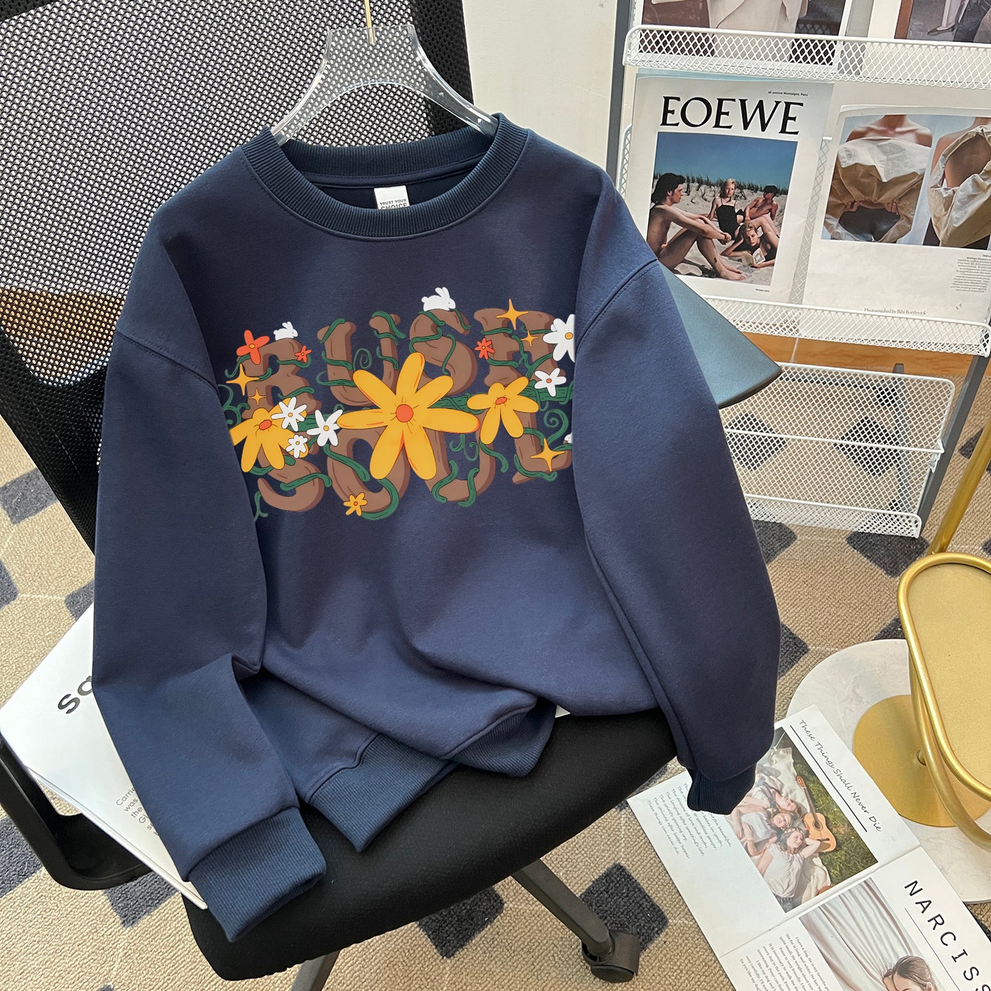 【tops】ラウンドネックパーカーG22852