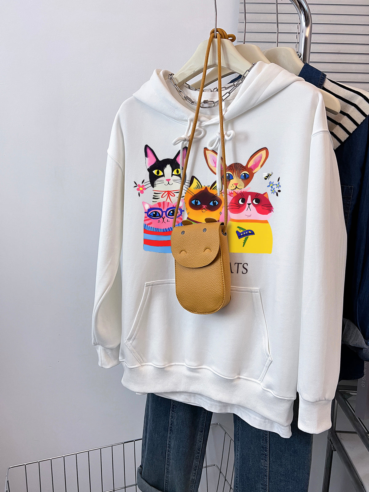 【tops】ラウンドネックパーカーG22856