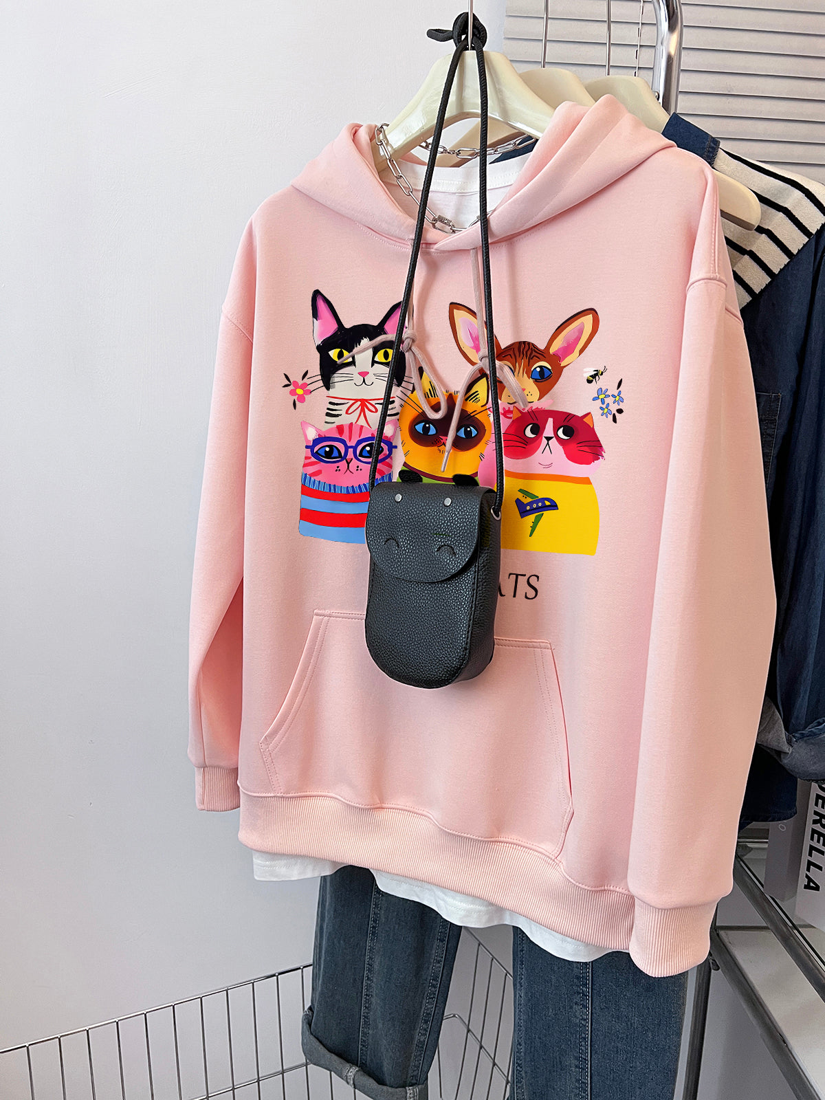 【tops】ラウンドネックパーカーG22856