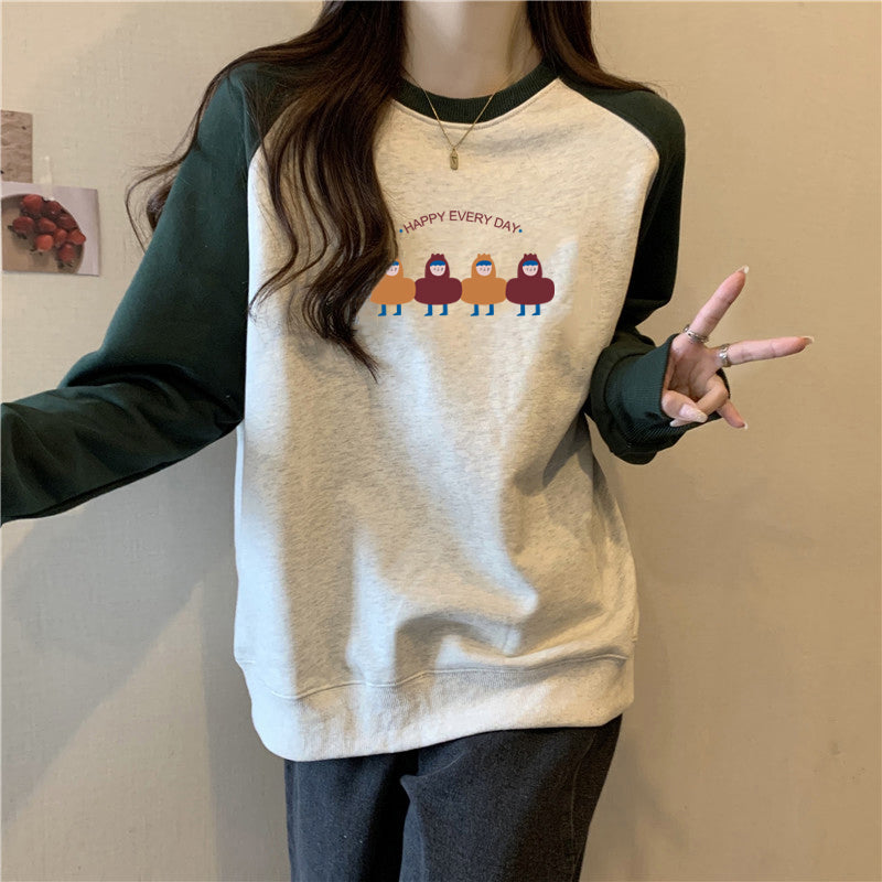 【tops】薄手ラグランスリーブパーカーG22859