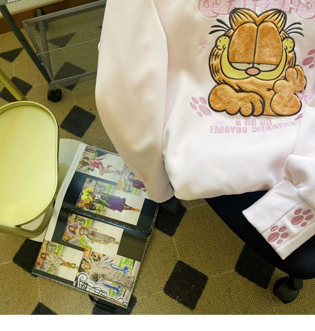 【tops】ラウンドネックパーカーG22860