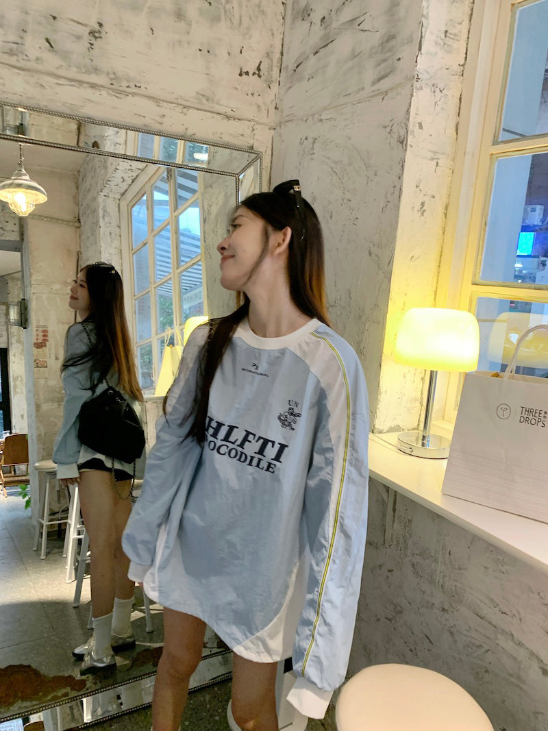 【tops】長袖ラウンドネックTシャツG22863