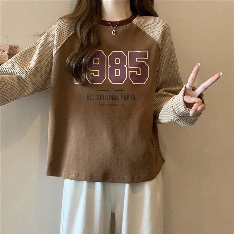 【tops】薄手長袖切り替えパーカーG22869