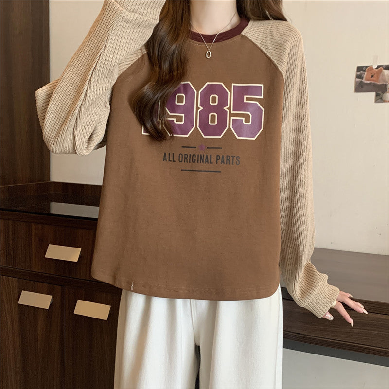 【tops】薄手長袖切り替えパーカーG22869