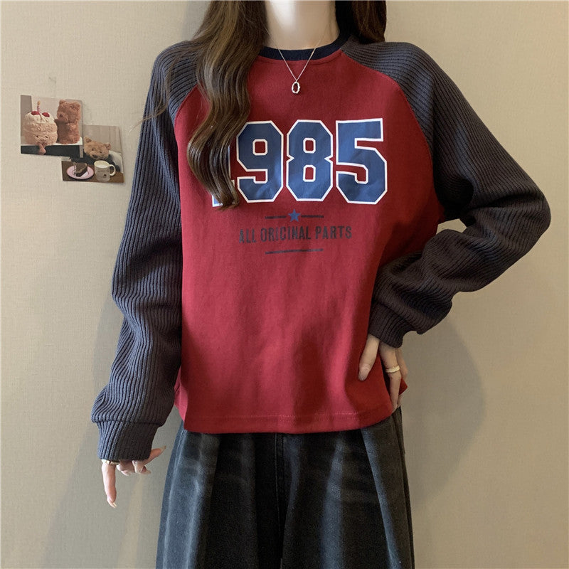 【tops】薄手長袖切り替えパーカーG22869