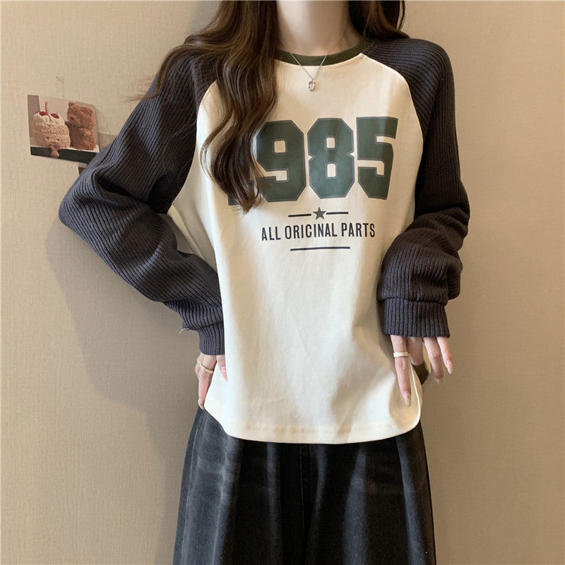 【tops】薄手長袖切り替えパーカーG22869