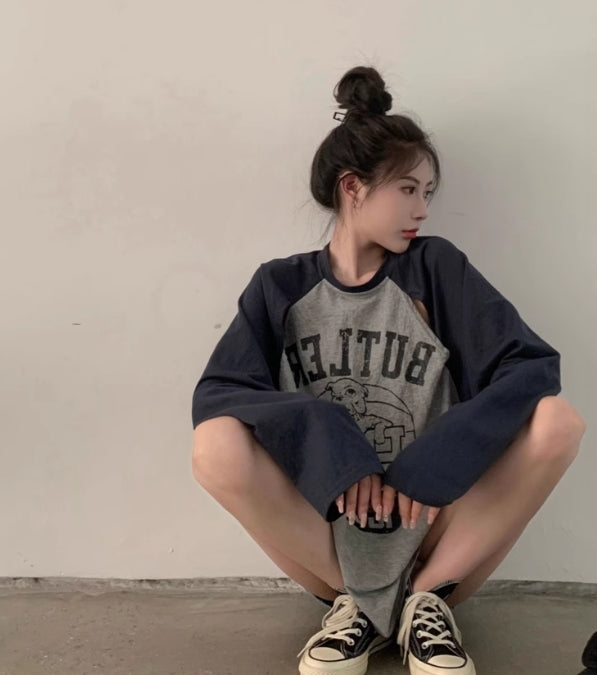 【tops】透かし彫り長袖TシャツG22884