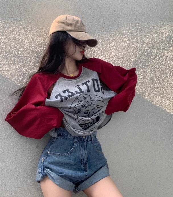 【tops】透かし彫り長袖TシャツG22884