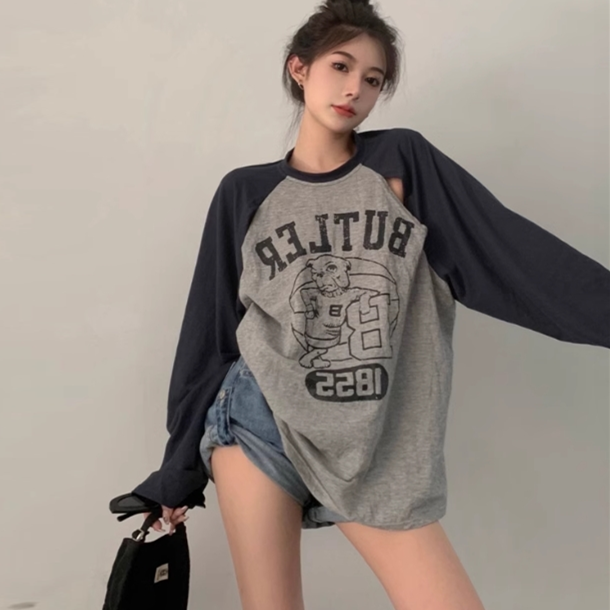 【tops】透かし彫り長袖TシャツG22884