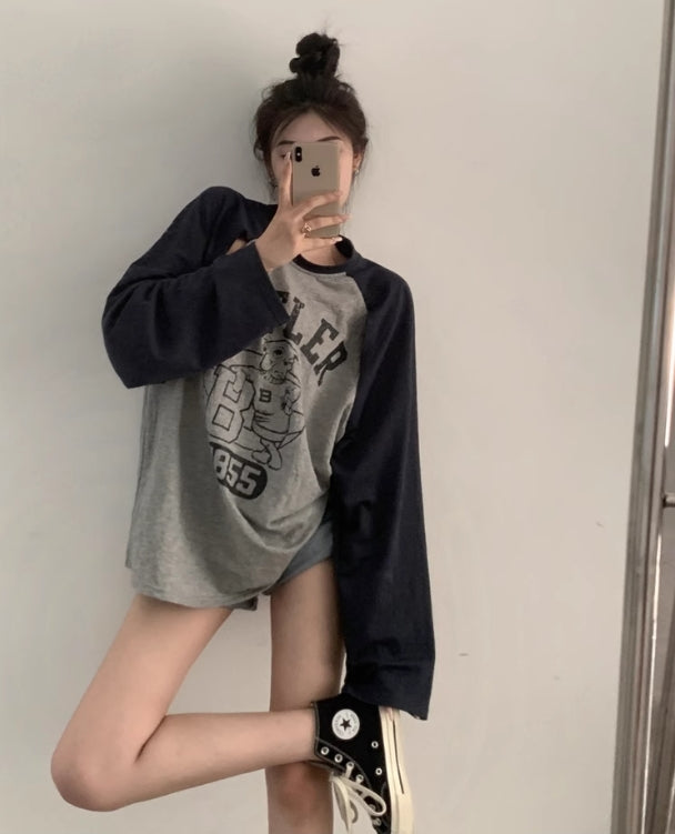 【tops】透かし彫り長袖TシャツG22884