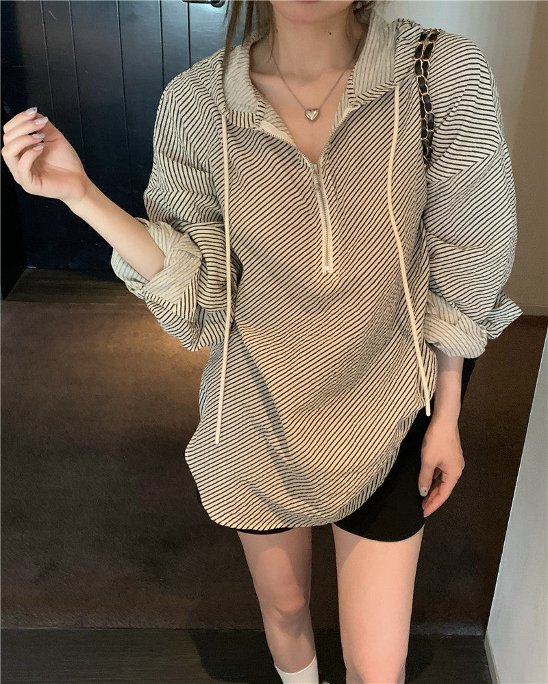 【tops】フード付きブラウスG22892