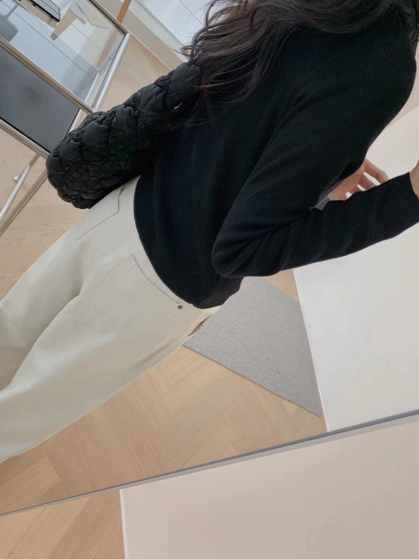 【tops】長袖偽二つ切り替えTシャツG22900