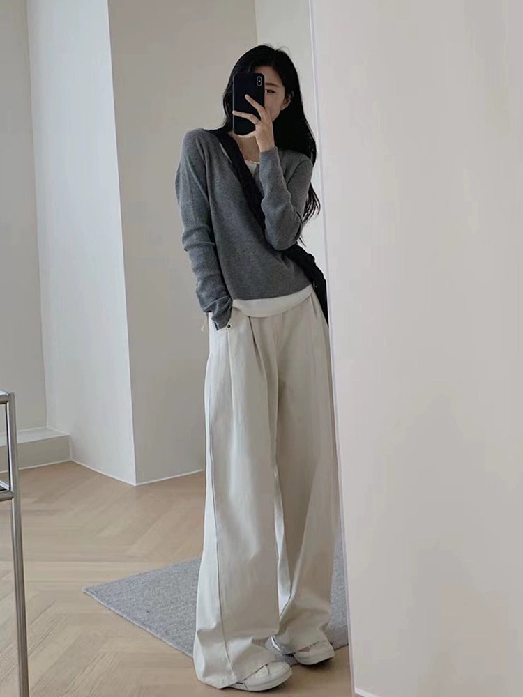 【tops】長袖偽二つ切り替えTシャツG22900