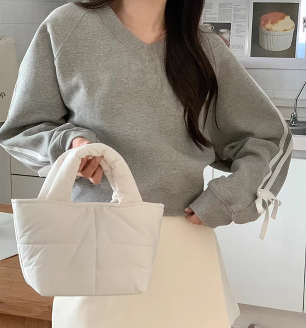 【tops】Vネック長袖パーカーG22927