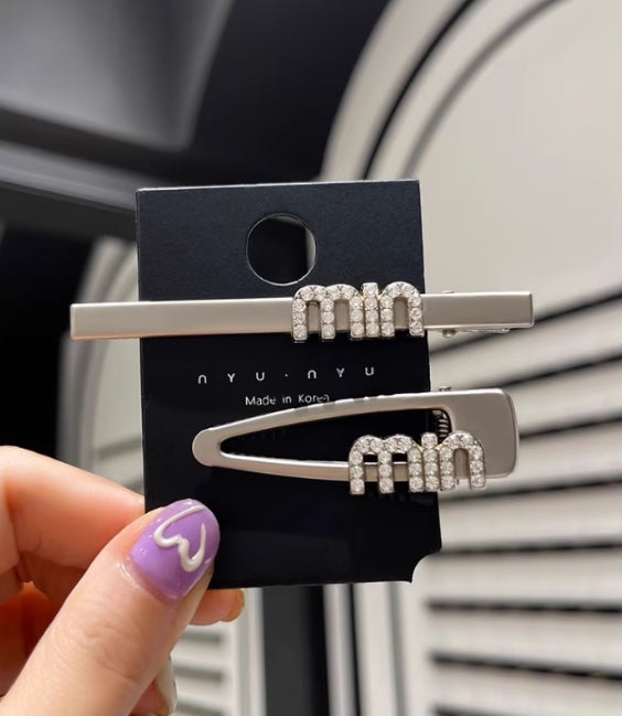 【小物】2点セットヘアクリップアクセサリーG22960