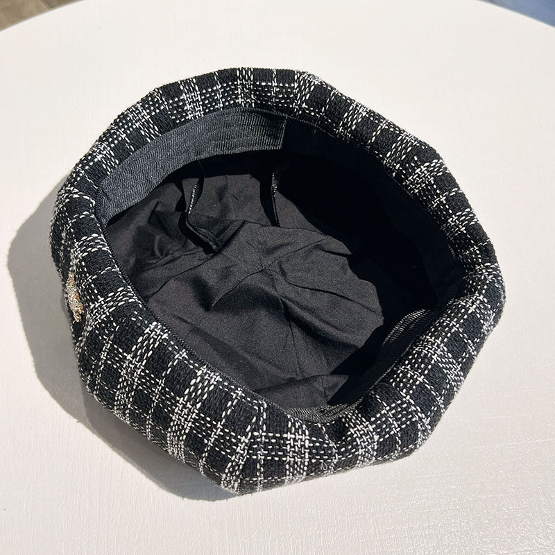 【小物】2色小顔効果ベレー帽G22976