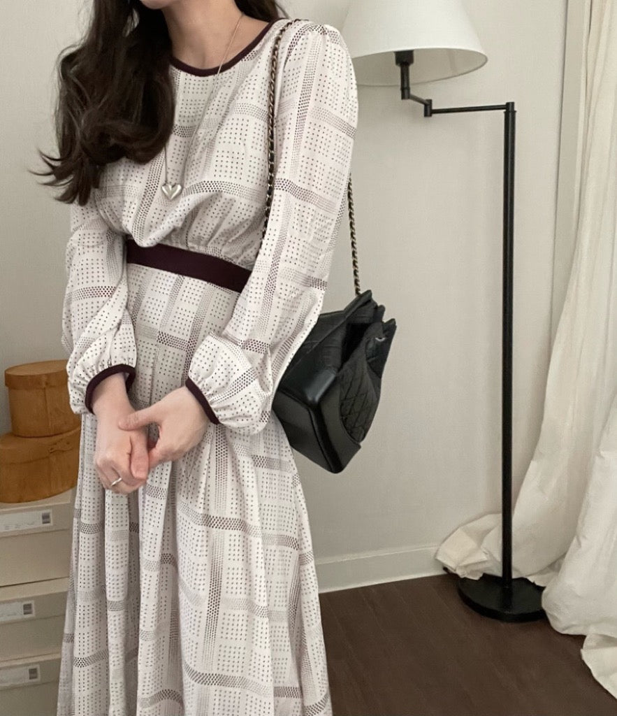 【dress】チェック柄デートワンピースG23047