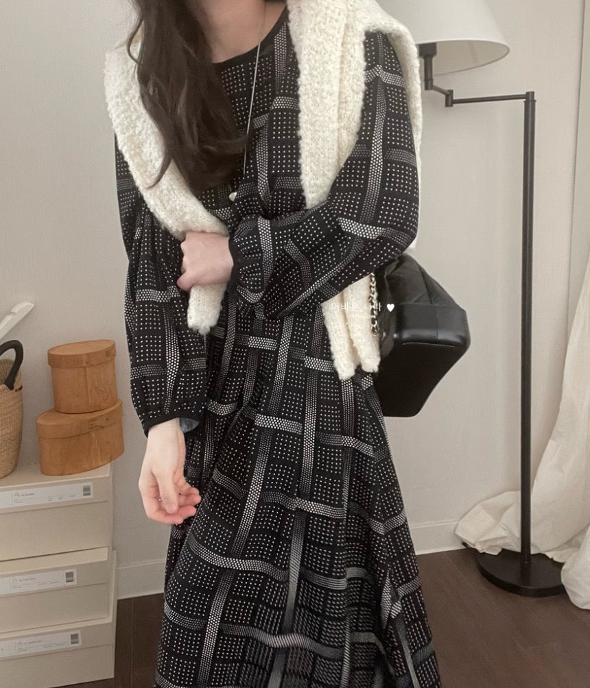 【dress】チェック柄デートワンピースG23047