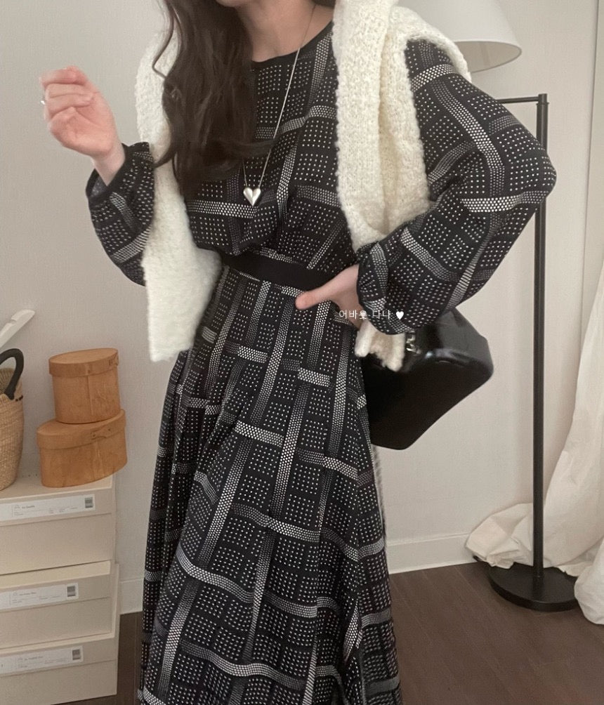 【dress】チェック柄デートワンピースG23047