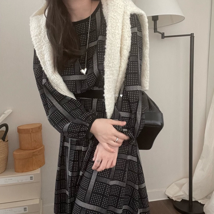【dress】チェック柄デートワンピースG23047